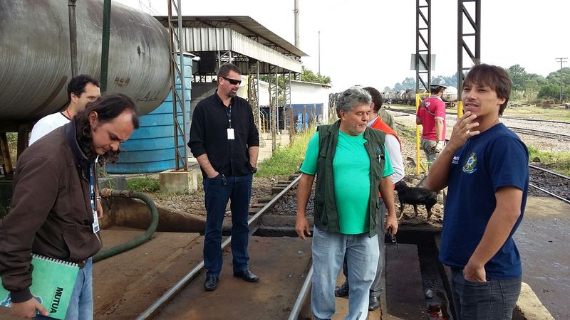 Fiscalização de tanques ferroviários em Araucária