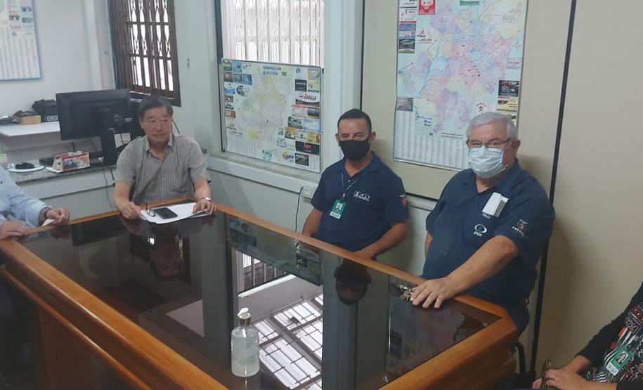 DIRAF - Ivo Lima e DIMEQ - Shiniti Honda visitaram as Regionais de Guarapuava e Cascavel