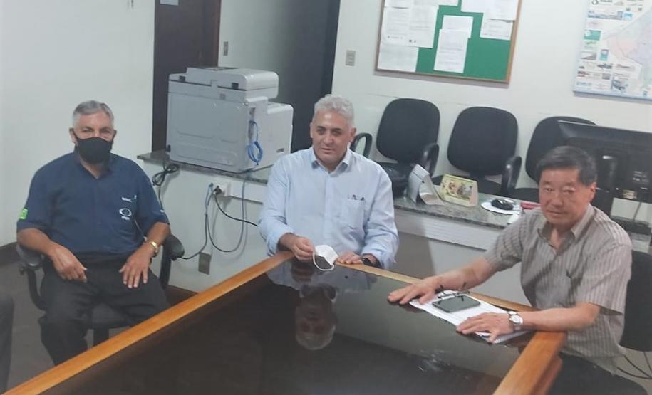 DIRAF - Ivo Lima e DIMEQ - Shiniti Honda visitaram as Regionais de Guarapuava e Cascavel